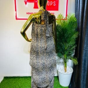 Gathered Shoulder Gown