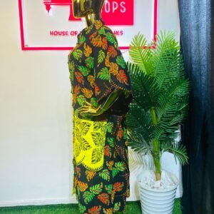 Pleated Chiffon Gown